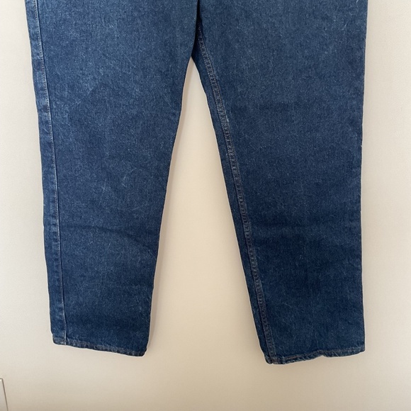 VTG Levis Two Horse Brand Leather Tab Blue Denim Jeans Mens 42 x 32 Made in USA - Picture 4 of 15